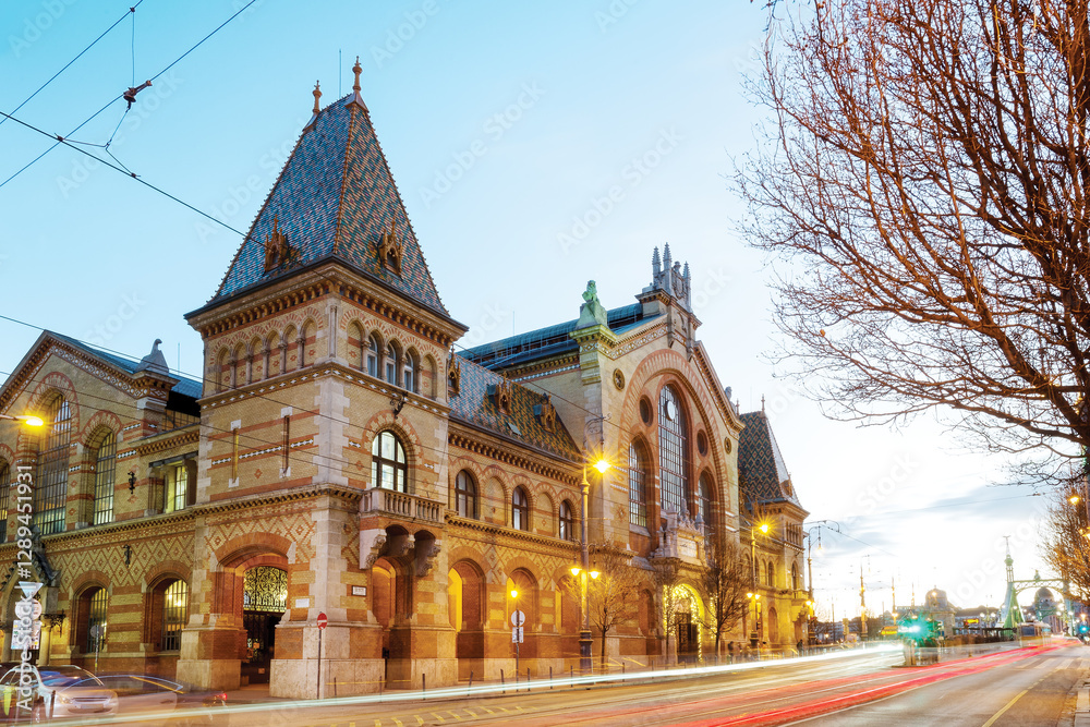 Fototapeta premium Budapest Central Market Hall