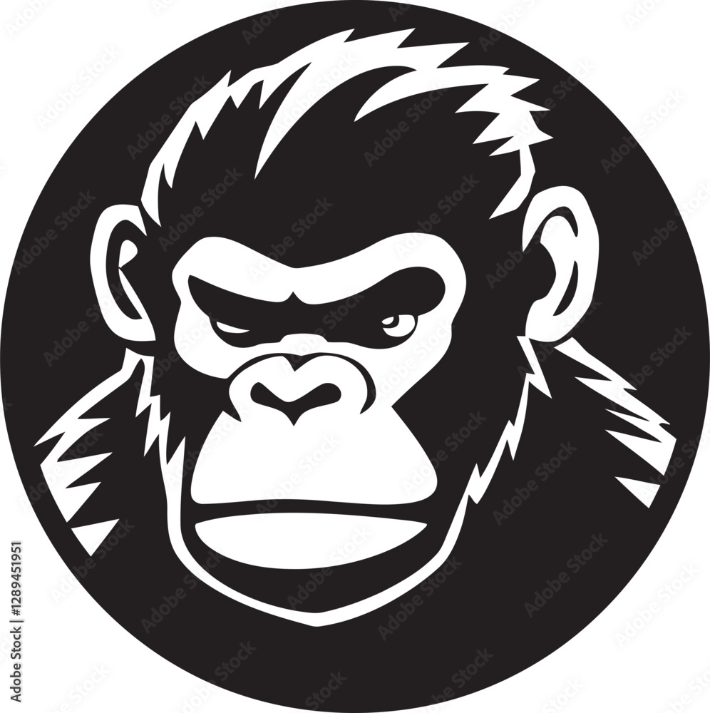 Fototapeta premium The Future of Ape Logos Trends Shaping Animal Imagery in Branding