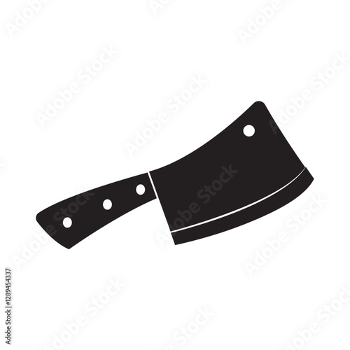 meat knife icon illustration design template