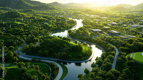 Sustainable Landscape Integration of Nature and Development in 2025 photo