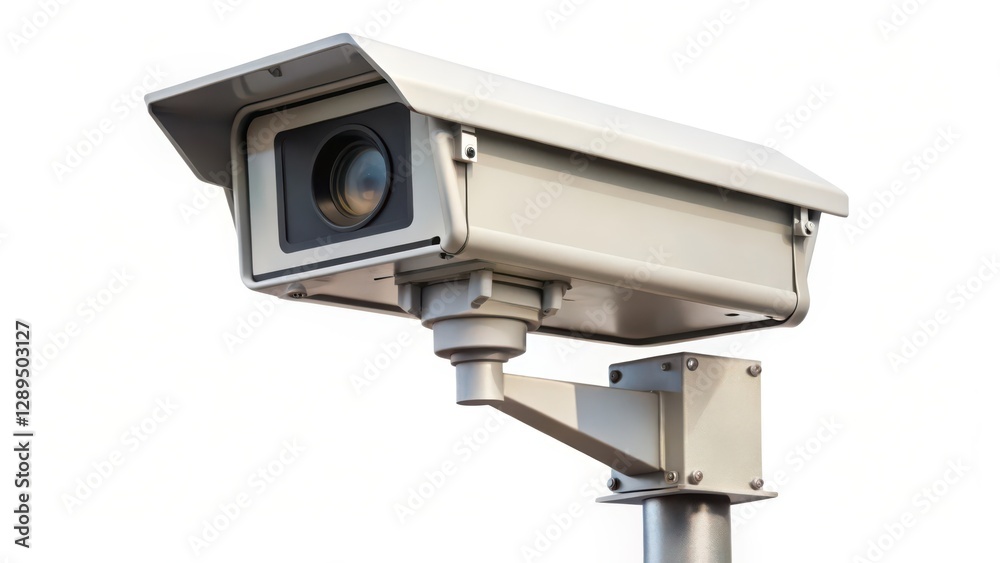 Security Camera on White Background Security Camera on White Background