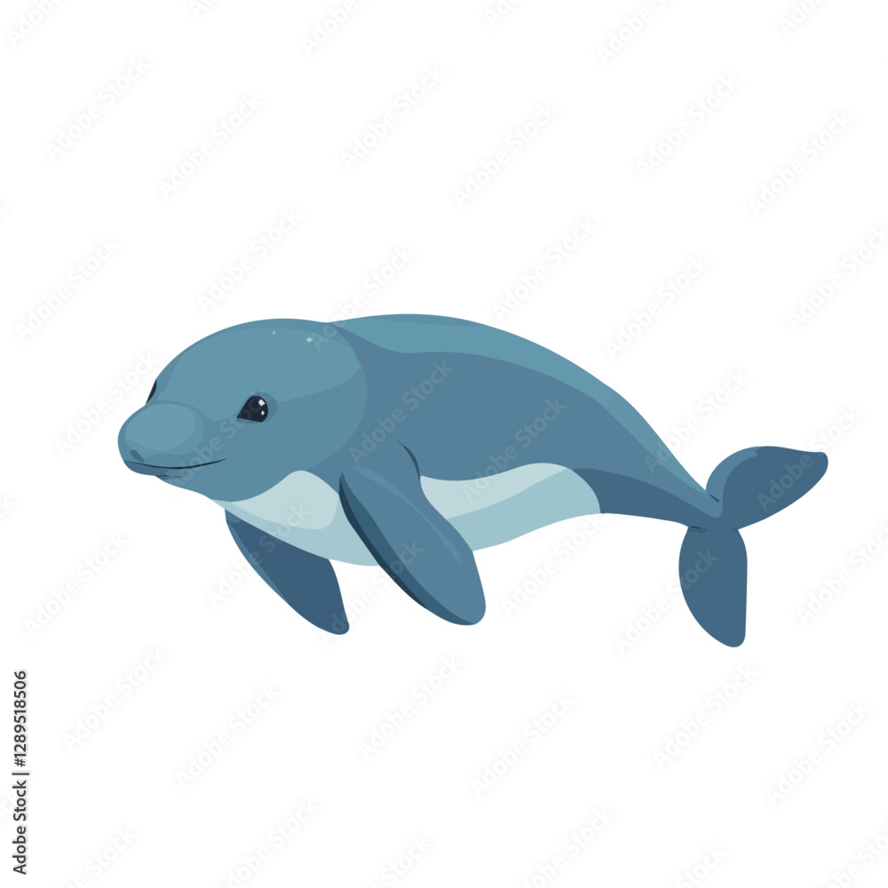 Minimalist flat illustration of Dugong, featuring a clean design isolated on a white background.
Minimalist flat illustration of Dugong, featuring a clean design isolated on a white background.