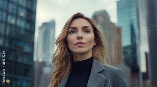 Confident Businesswoman in Urban Setting: A Portrait of Professionalism and Strength Free Download Confident Businesswoman in Urban Setting: A Portrait of Professionalism and Strength - GFXLoad