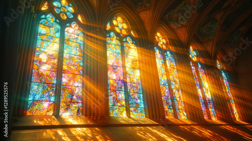 stained glass window