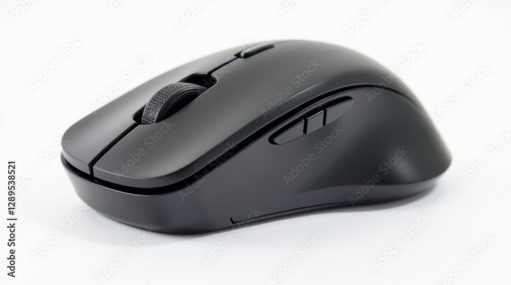 Premium Ergonomic Wireless Mouse - High-Resolution Image Premium Ergonomic Wireless Mouse - High-Resolution Image