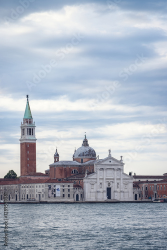 View of the Grand Channel and The Abbey San Giorgio Maggiore in Venice