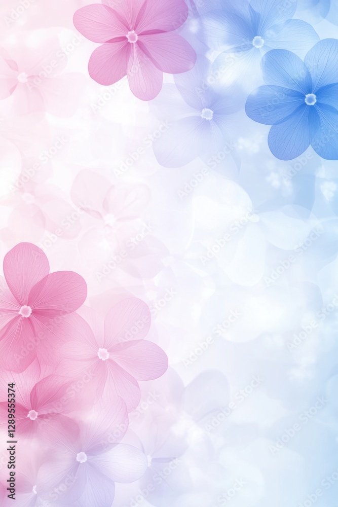 Beautiful background template made of Spring flowers. Beautiful background template made of Spring flowers.