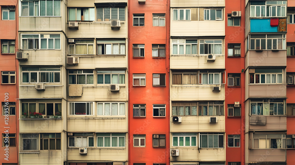Urban architectural density against atmospheric backdrops Urban architectural density against atmospheric backdrops