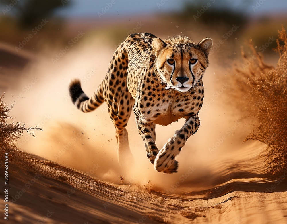 Fototapeta premium leopard in the wild