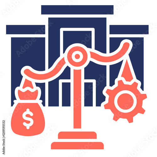 Financial Leverage Icon