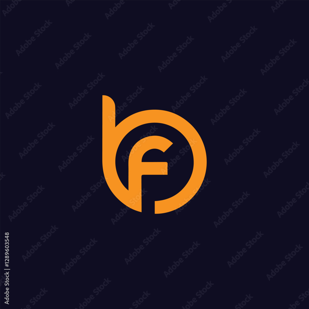 letters bf, fb text logo design vector letters bf, fb text logo design vector