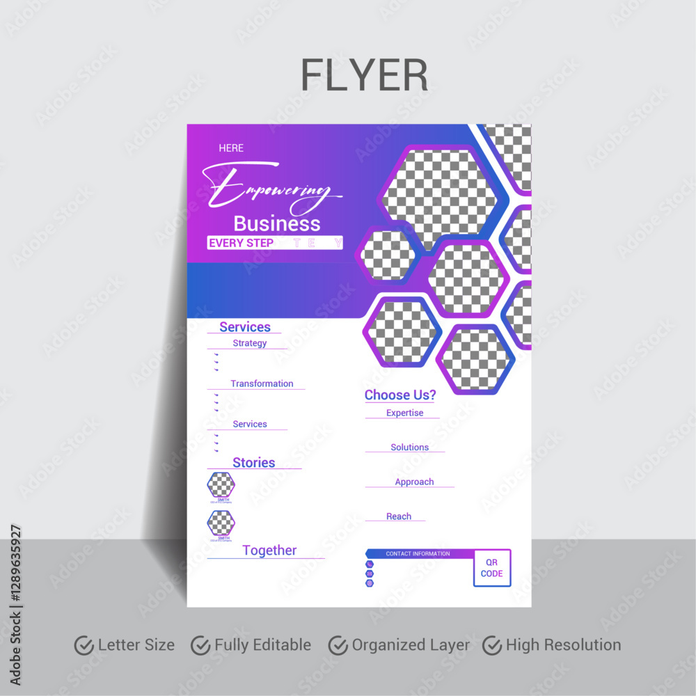 Obraz premium Professional Corporate Flyer Design for Business Branding and Marketing