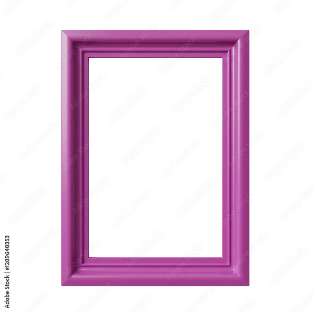 Purple picture frame, png, isolated on transparent background Purple picture frame, png, isolated on transparent background