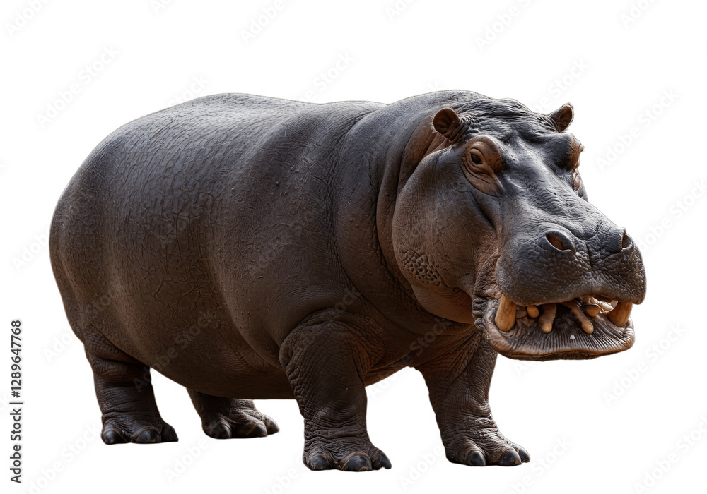 Hippo without background, hippopotamus isolated on transparent png background Hippo without background, hippopotamus isolated on transparent png background