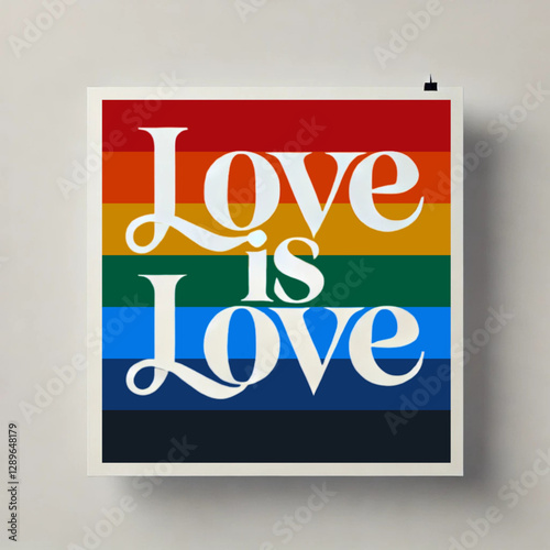 Wallpaper Mural Love is Love Retro Torontodigital.ca