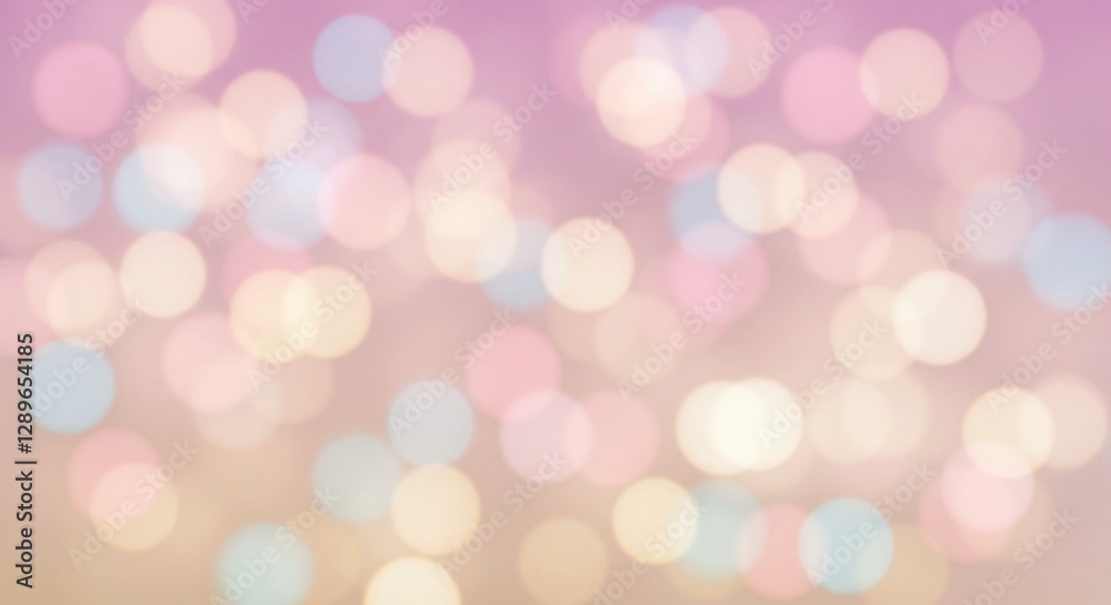 Soft dreamy bokeh lights in warm pastel tones creating a magical atmosphere Soft dreamy bokeh lights in warm pastel tones creating a magical atmosphere