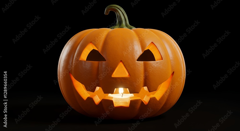 A carved pumpkin with a spooky face, illuminated from within, symbolizing Halloween. A carved pumpkin with a spooky face, illuminated from within, symbolizing Halloween.