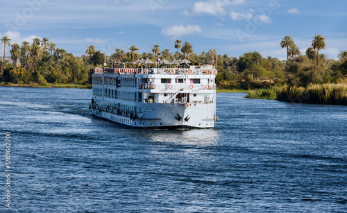 boat on the nile river