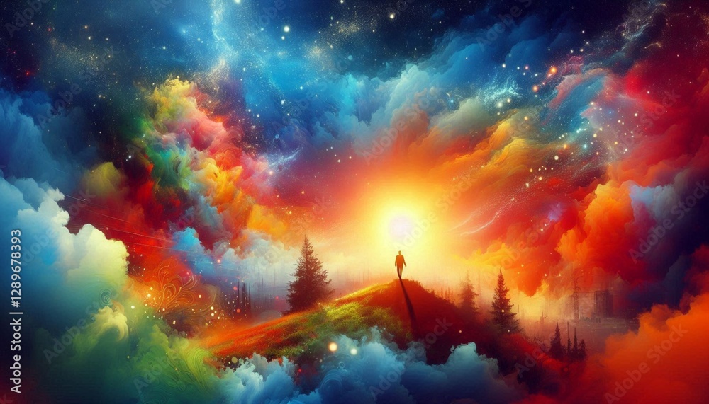 Obraz premium virtual fractal realms