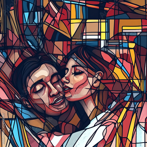 stained glass window