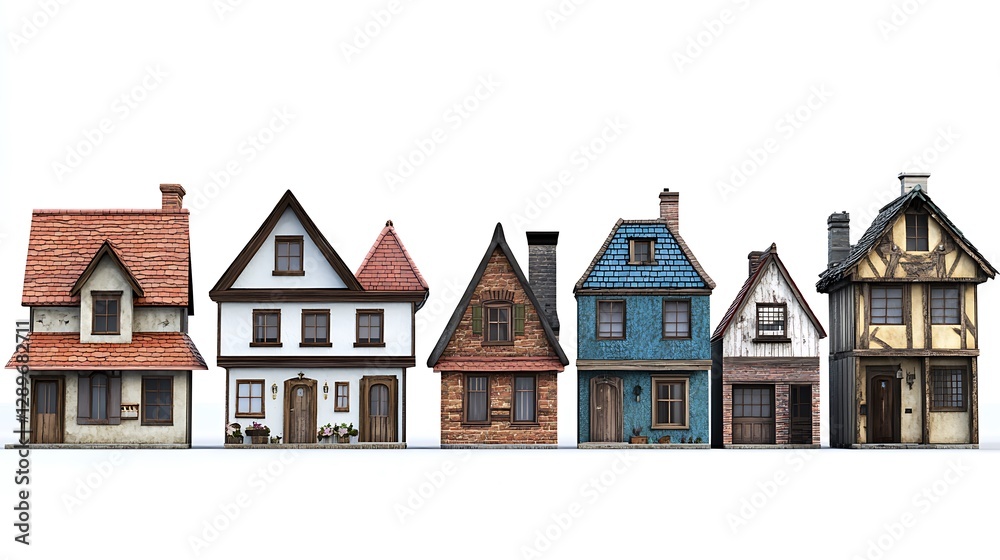 Set houses front view Set houses front view House Set houses front view Set houses front view House