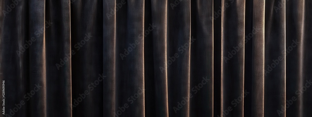 Luxurious velvet curtains, deep color, elegant folds, perfect for enhancing interior decor, high-quality image with transparent background
