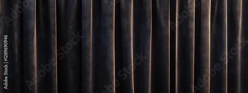 Obraz na płótnie Luxurious velvet curtains, deep color, elegant folds, perfect for enhancing interior decor, high-quality image with transparent background w salonie