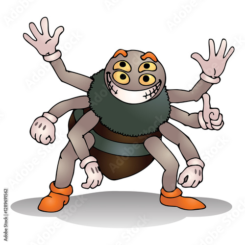 spider insect mascot
