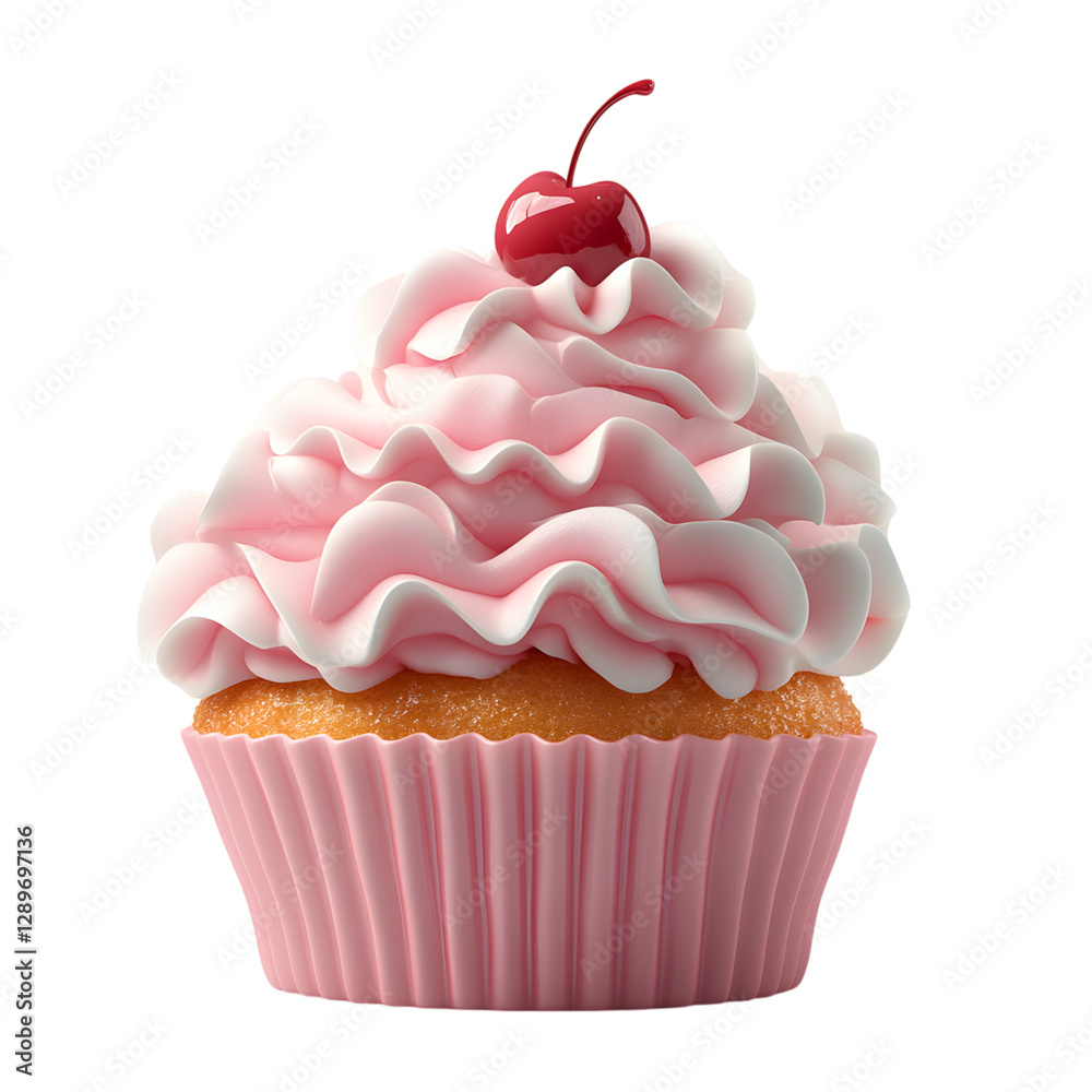 A Fluffy 3D Cartoon Cloud with Rounded Edges and a Sof Isolated on Transparent Background A Fluffy 3D Cartoon Cloud with Rounded Edges and a Sof Isolated on Transparent Background
