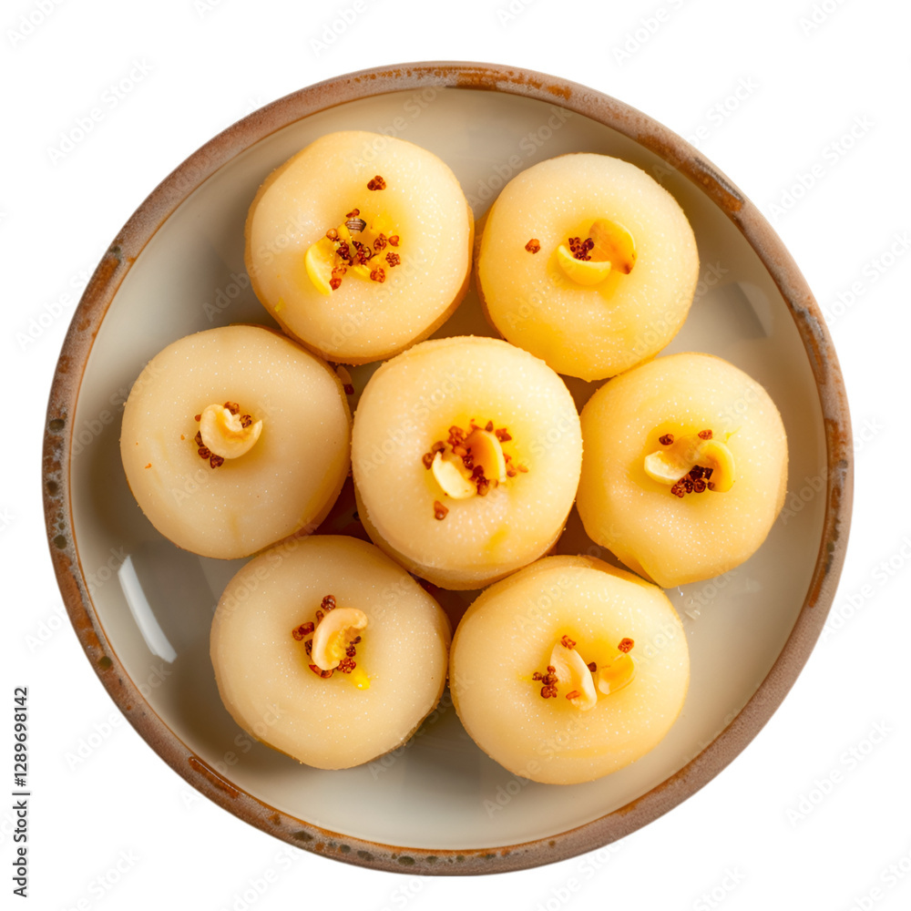 Delicious golden sweets on a plate sweet treat dessert food Delicious golden sweets on a plate sweet treat dessert food