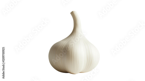 garlic isolated on white background , transparent , png 