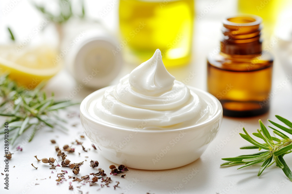 Cosmetic composition with moisturizing creams, oils and plant extracts Cosmetic composition with moisturizing creams, oils and plant extracts