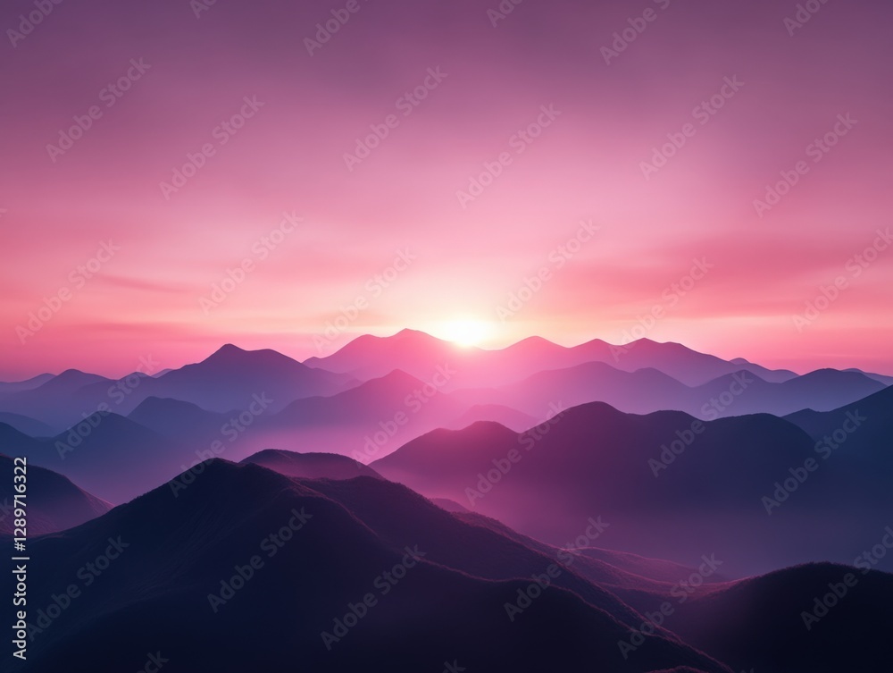 mountain range silhouette at dusk mountain range silhouette at dusk
