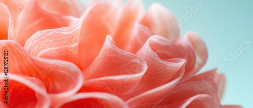 Wallpaper Mural Close-up of arranged Prosciutto Slices Torontodigital.ca