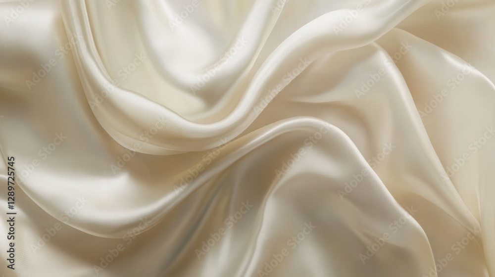 Elegant Cream Satin Fabric Texture with Soft Waves and Natural Shine Ideal for Fashion and Interior Design Projects Elegant Cream Satin Fabric Texture with Soft Waves and Natural Shine Ideal for Fashion and Interior Design Projects