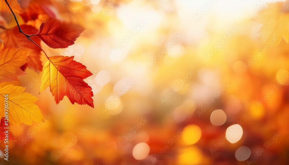 Autumn Foliage Bokeh Background Autumn Foliage Bokeh Background