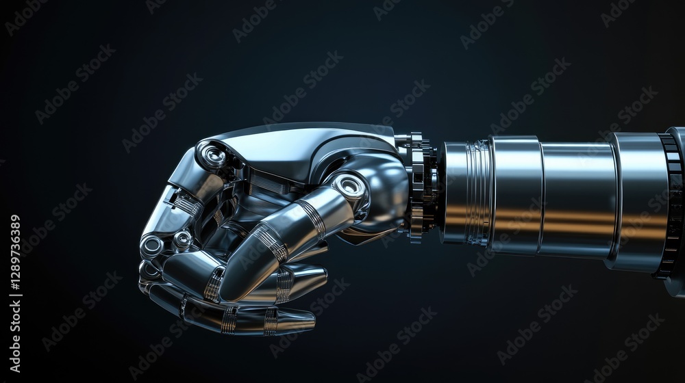 Smart robotic lathe machine carving metal on a satin nickel backdrop Smart robotic lathe machine carving metal on a satin nickel backdrop