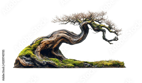 Intricate bonsai tree artistry nature showcase organic design tranquil environment close-up perspective