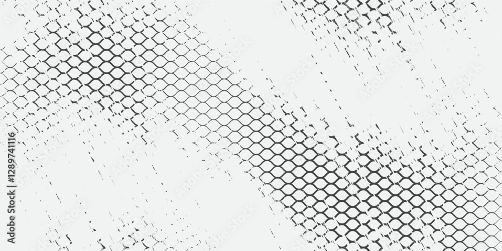 Black snake skin pattern isolated on white background vector illustration
