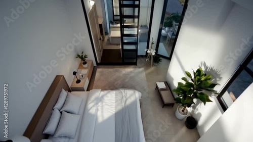 Modern Bedroom Drone Footage