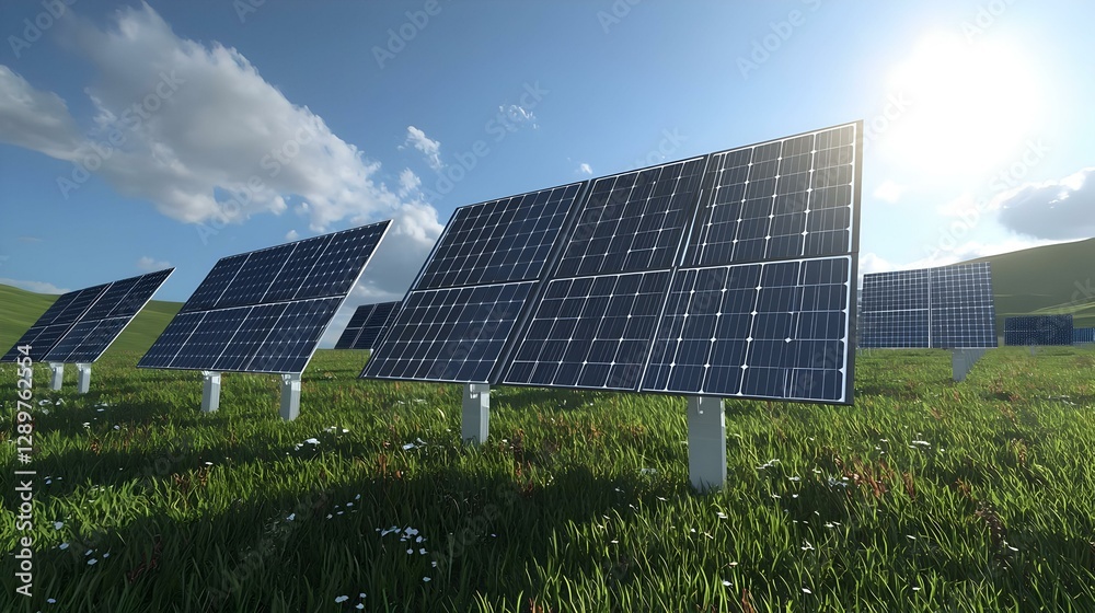 Solar Panels in Field Solar Panels in Field