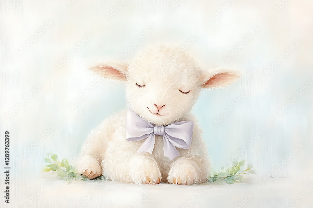 Fototapeta premium Adorable Children's Easter and Spring Drawings