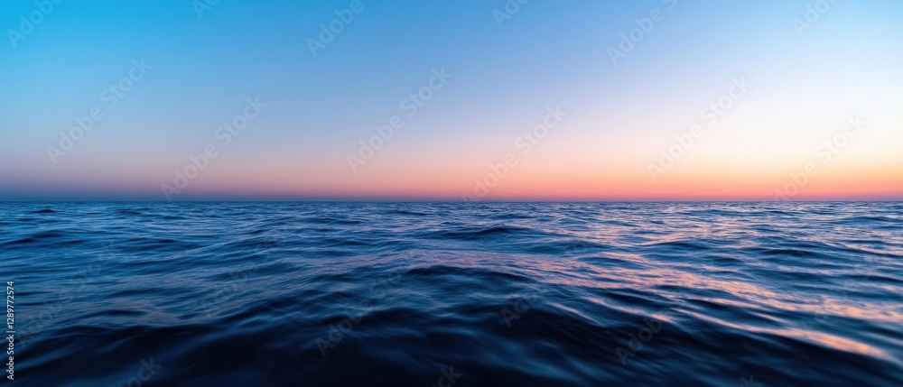 Obraz premium ocean waves under a colorful sky