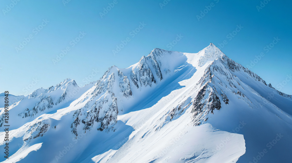 Obraz premium snow covered mountains in winter