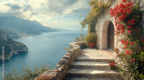 Elegant Mediterranean Spring Landscape