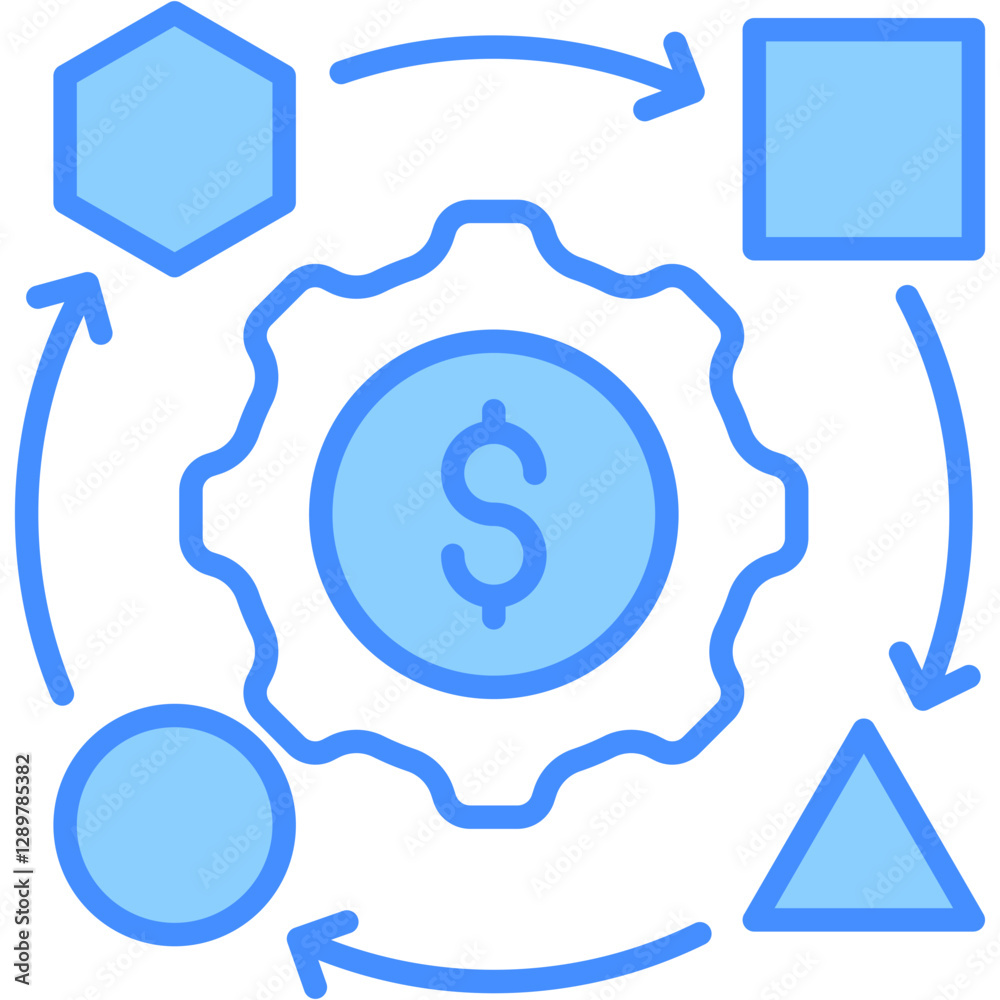 Obraz premium Business Model Icon