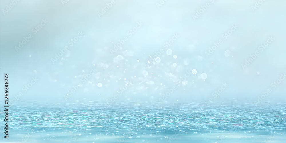 Obraz premium Abstract Blue Water Background Illustration