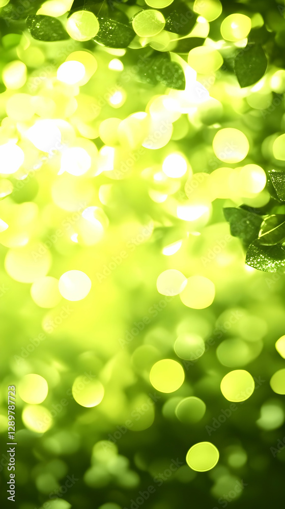 Green Abstract Background with Bokeh Green Abstract Background with Bokeh