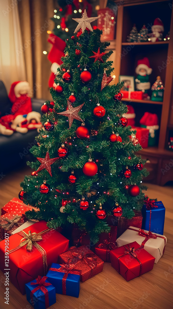 Festive Christmas Tree Illumination Festive Christmas Tree Illumination