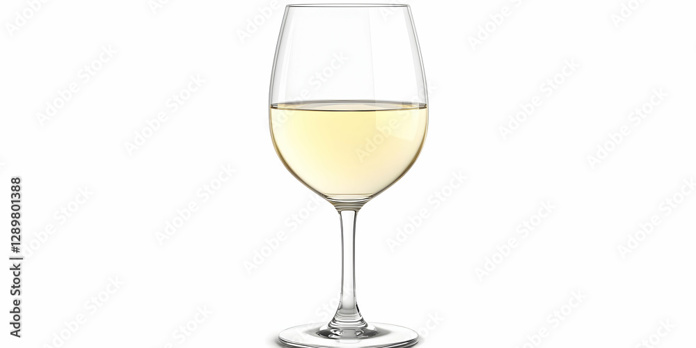 3D Render of a Champagne Flute 3D Render of a Champagne Flute
